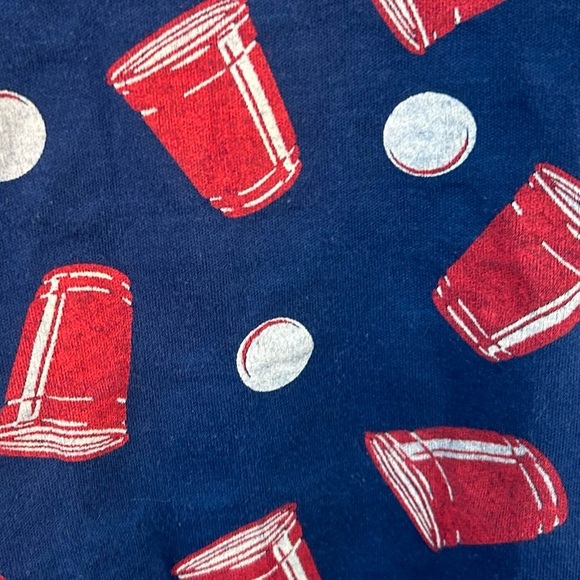 Spenser’s Tank Top Red Solo Cup 4th of July Flag Medium Reversible - Picture 5 of 11